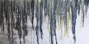 Willow IV, oil on canvas, 80 x 160 x 4cm, 2013