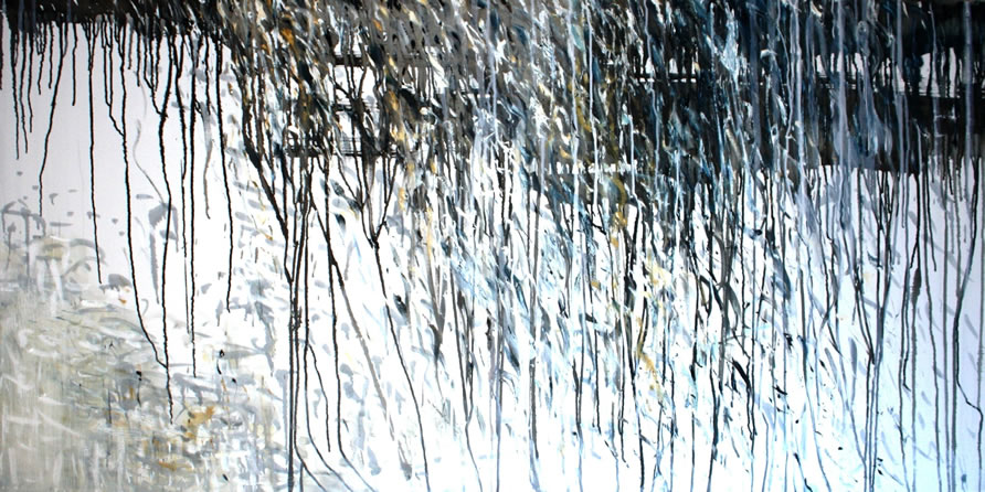 Willow II, oil on canvas, 80 x 160 x 4 cm (2013)