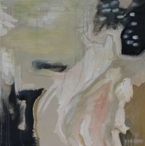 Marina, Dog walk, oil on canvas 50 x 50 cm 2015