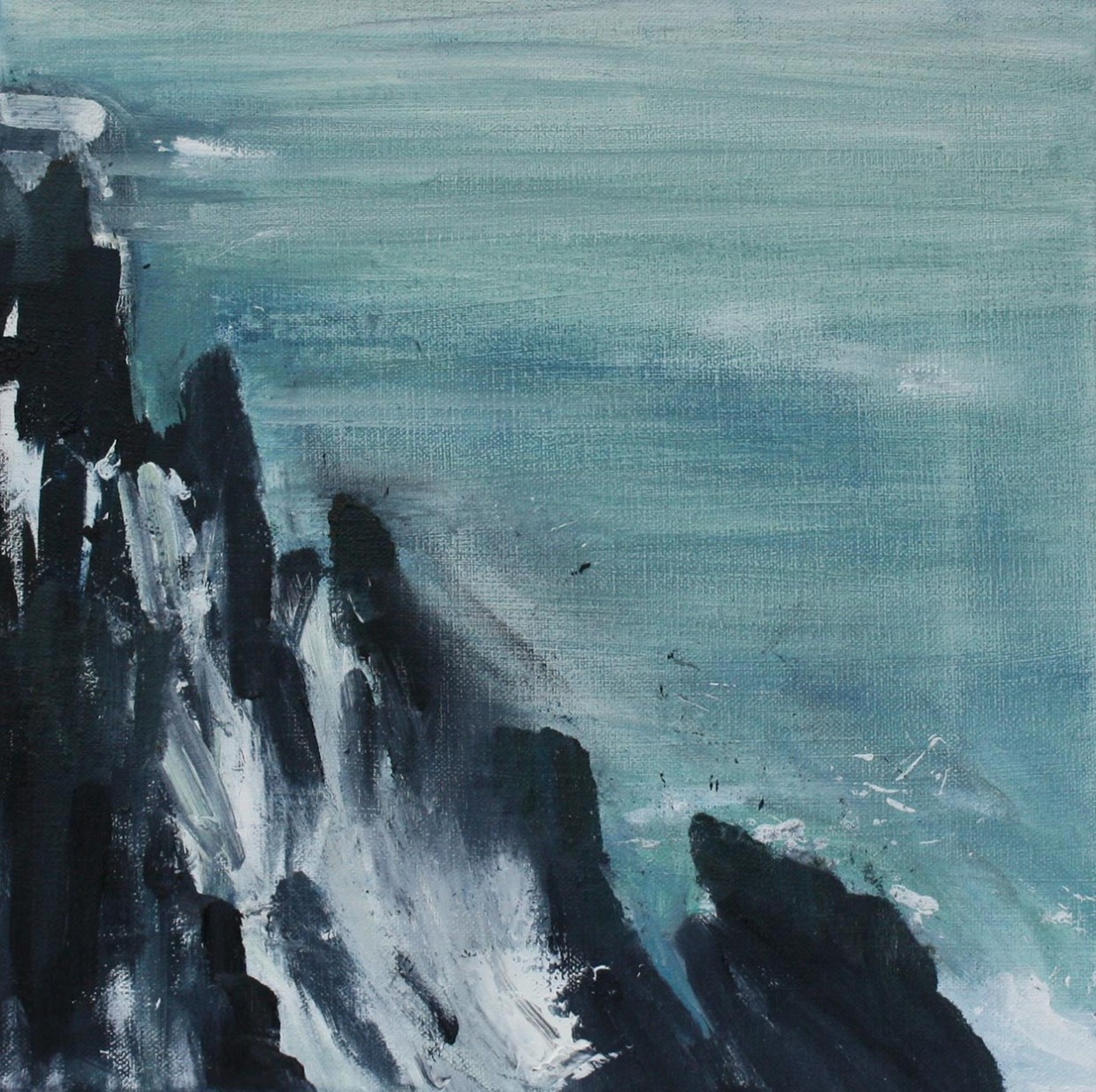 Soundless Echo, oil on linen, 30 x 30 cm 2015